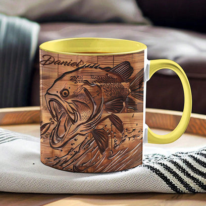Lorva Personalized Mug Stunning Largemouth Bass