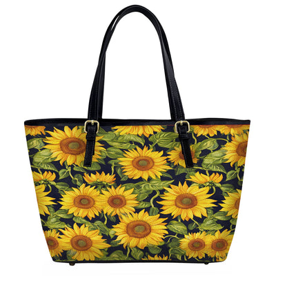 Lorva Leather Tote Bag Sunflower Whisper