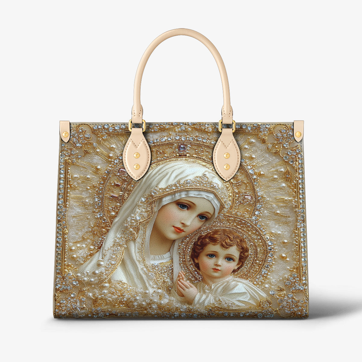 Lorva Leather Bag Blessed Mother