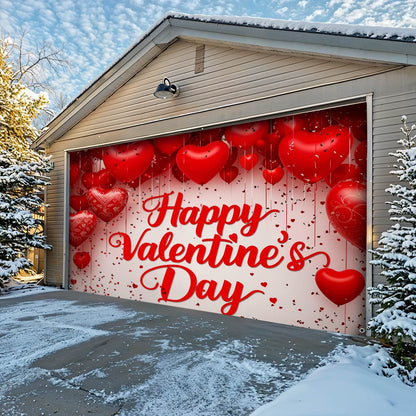 Lorva Garage Door Banner Decoration Happy Valentine's Day