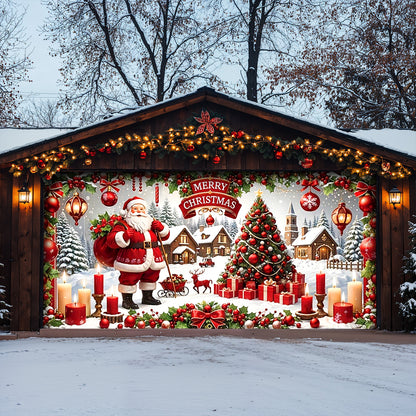 Lorva Christmas Garage Door Banner Decoration Gorgeous