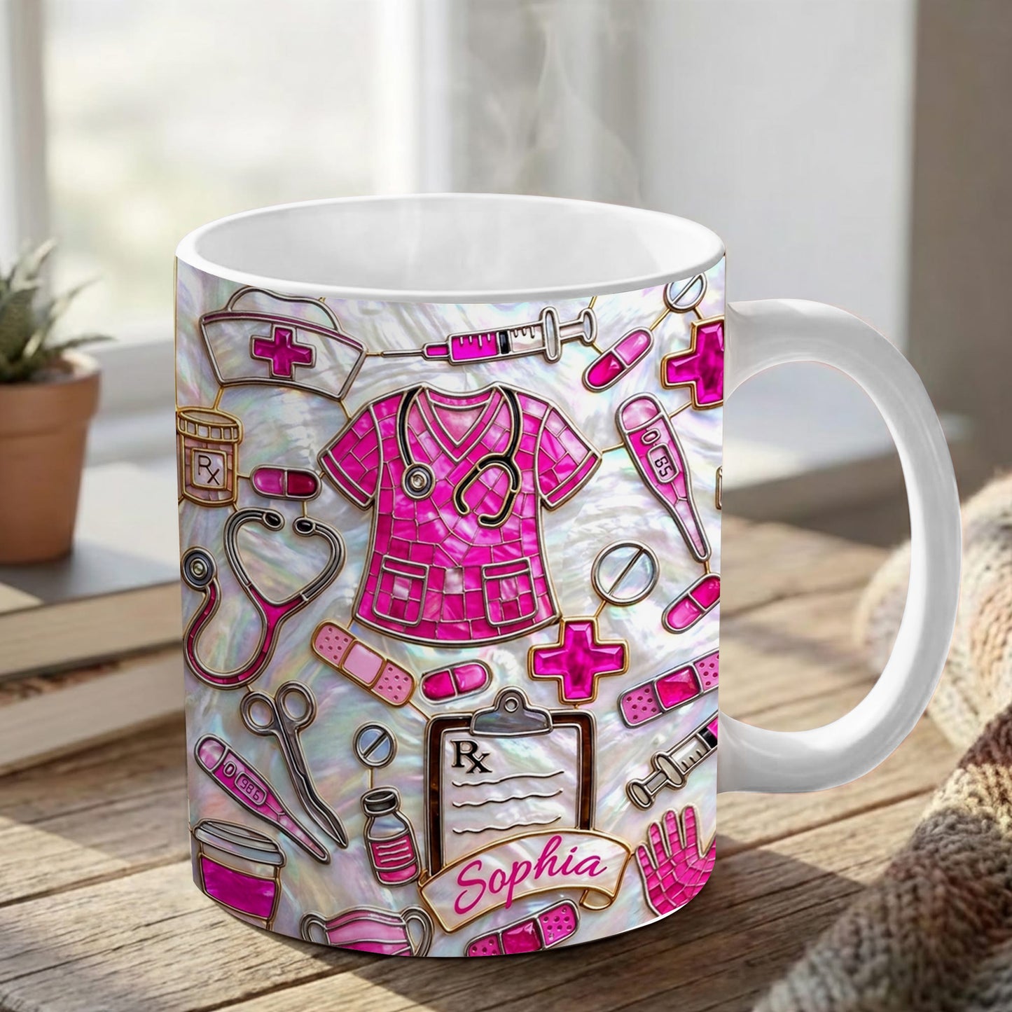 Lorva Personalized Nurse Mug Gorgeous Nurselife