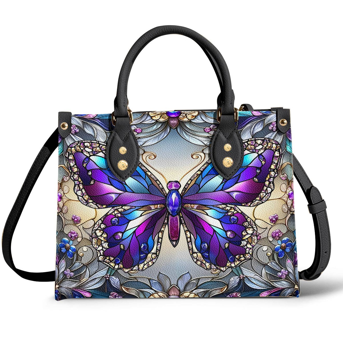 Lorva Leather Bag Mosaic Butterfly