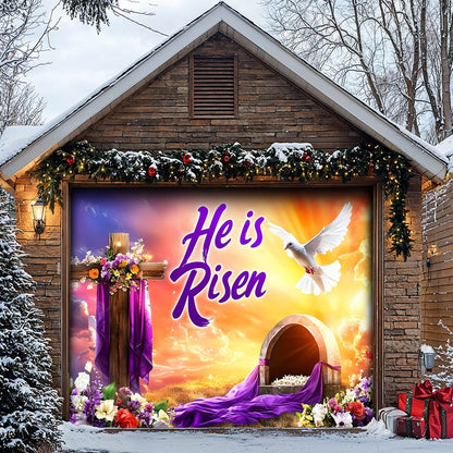Lorva Garage Door Banner Decoration Dawn of Redemption