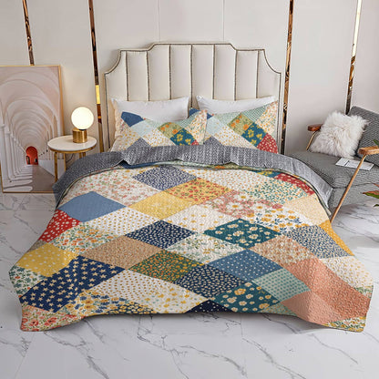 Lorva All Season Quilt 3-Piece Set Vintage Floral