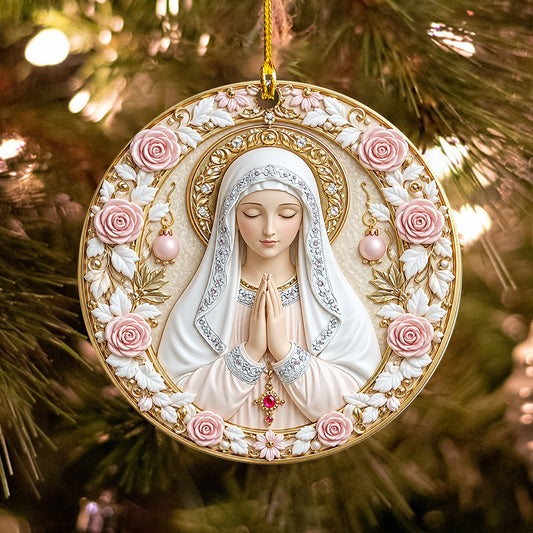 Lorva 2D Acrylic Ornament Divine Beauty Virgin Mary