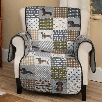 Lorva Sofa Cover Set Happy Dachshund