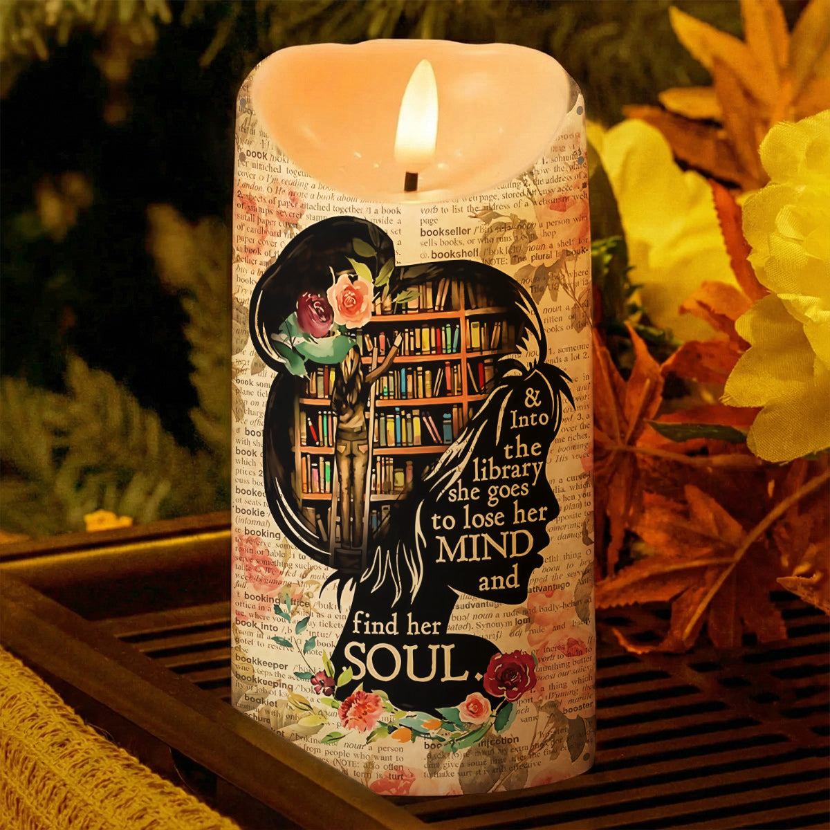 Lorva Reading LED Candle My Soul