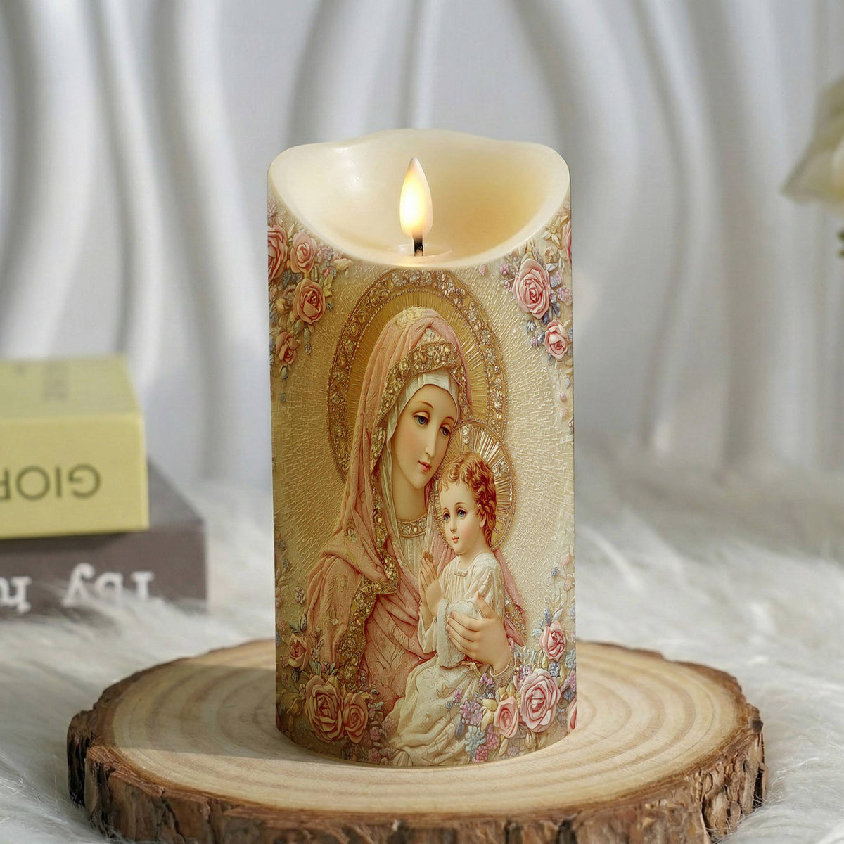 Lorva LED Candle Blessed Elegance