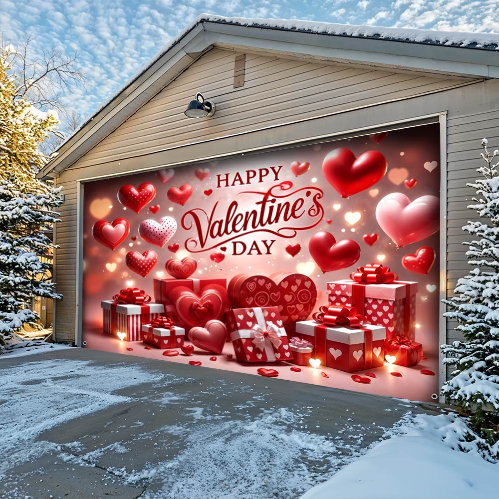Lorva Garage Door Banner Decoration Everlasting Love