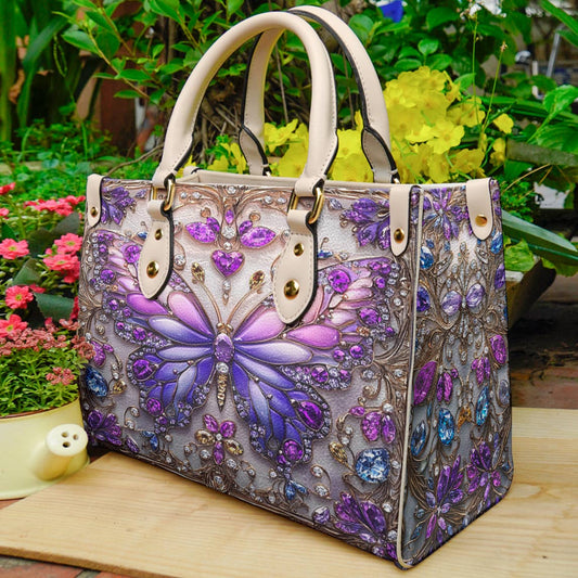 Lorva Leather Bag Charming Butterfly