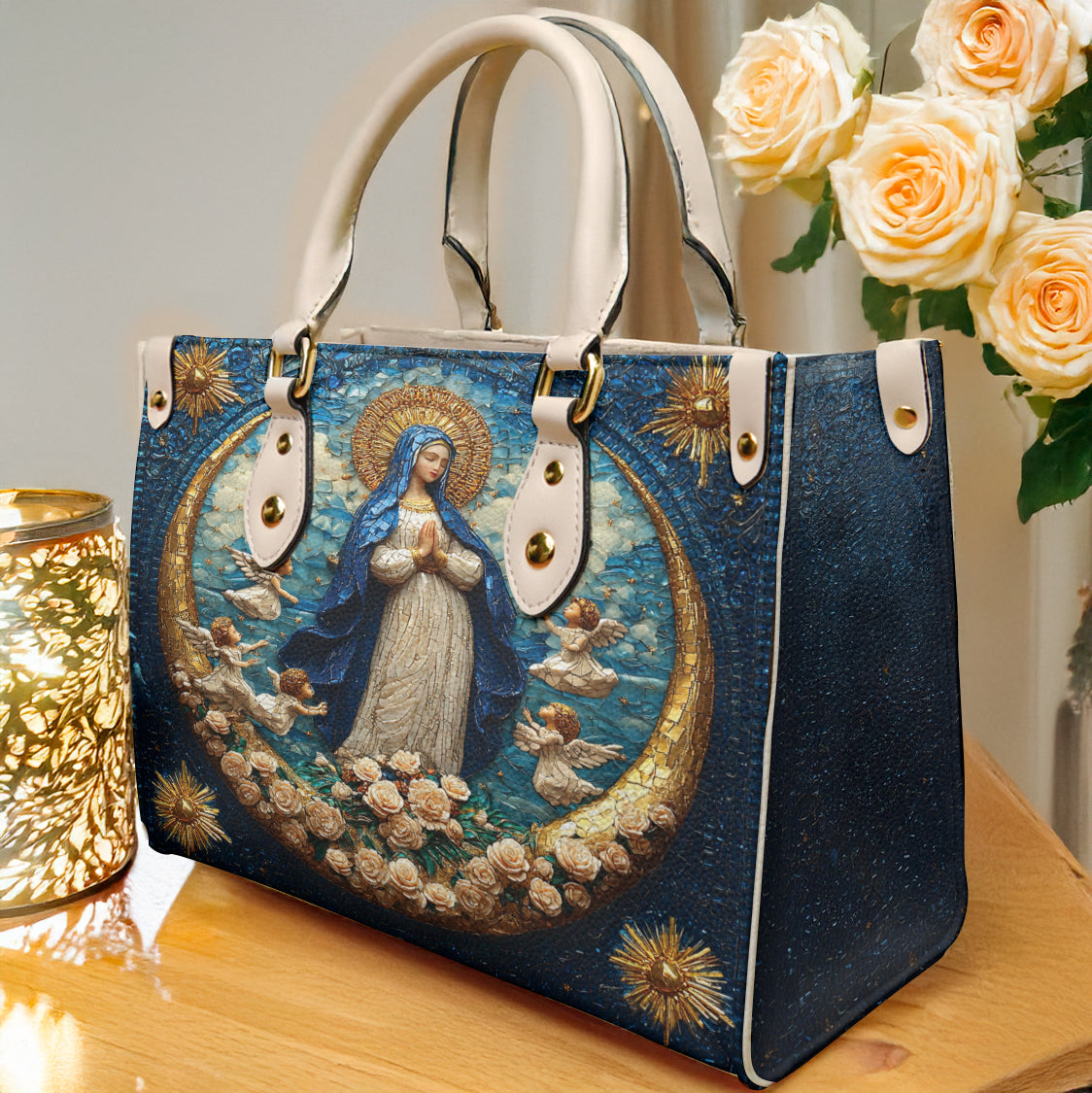 Lorva Leather Bag Gentle Virgin Mary
