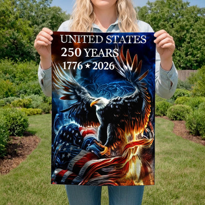 Lorva Garden America Flag Majestic