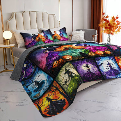 Witch Lorva All Season Quilt 3-Piece Set Moonlit Sisters