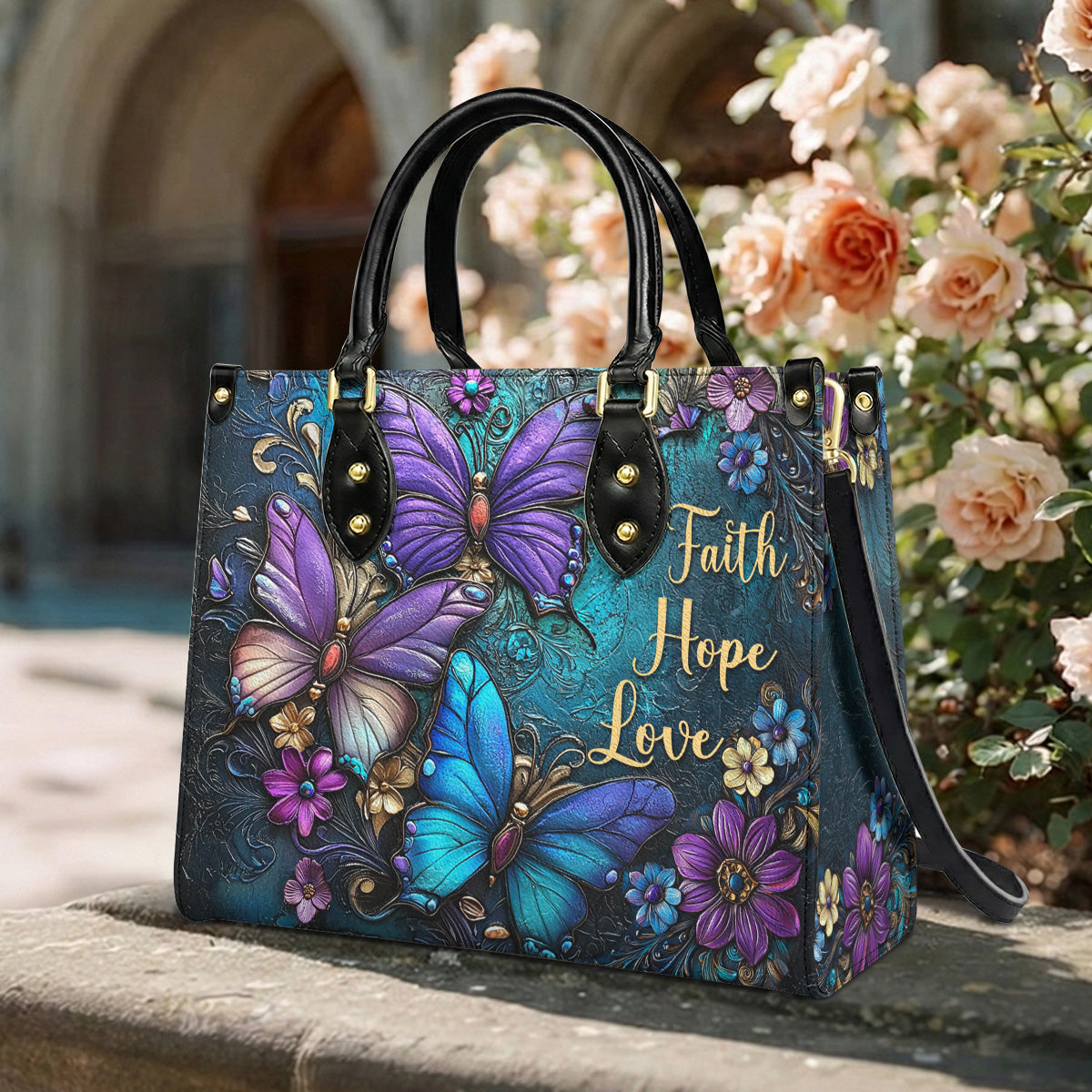 Lorva Butterfly Leather Bag Love