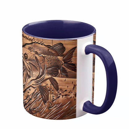 Lorva Personalized Mug Stunning Largemouth Bass