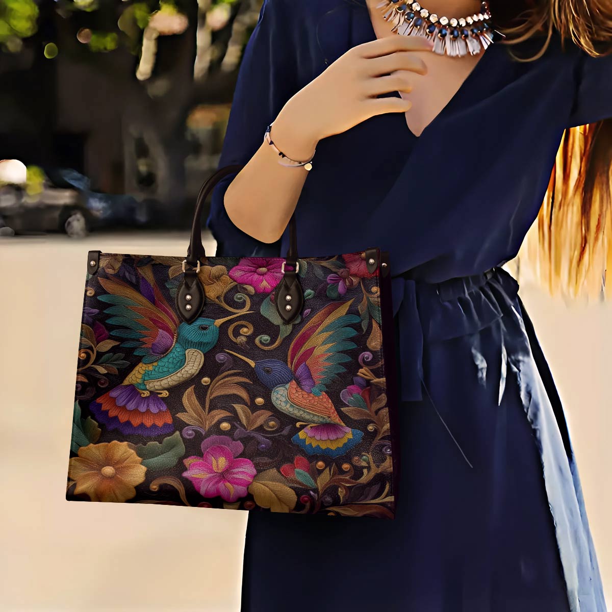 Lorva Hummingbird Leather Bag Gorgeous