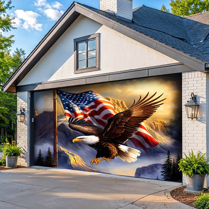 Lorva Garage Door Banner Decoration 250th Anniversary Cross The Mountain