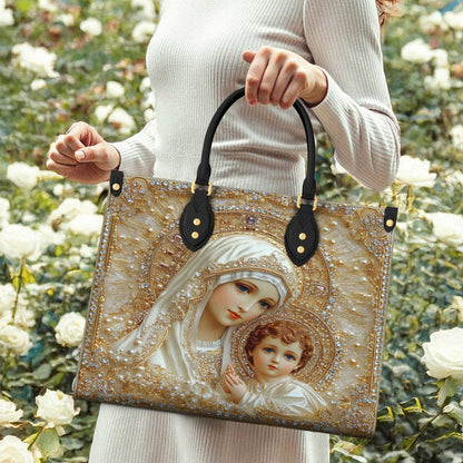 Lorva Leather Bag Blessed Mother