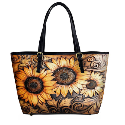 Lorva Leather Tote Bag Golden Grace