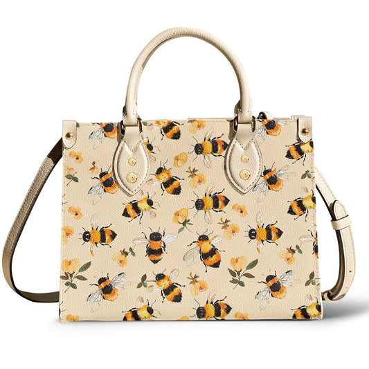Lorva Standard Version Leather Bag Floral Bee Lovely