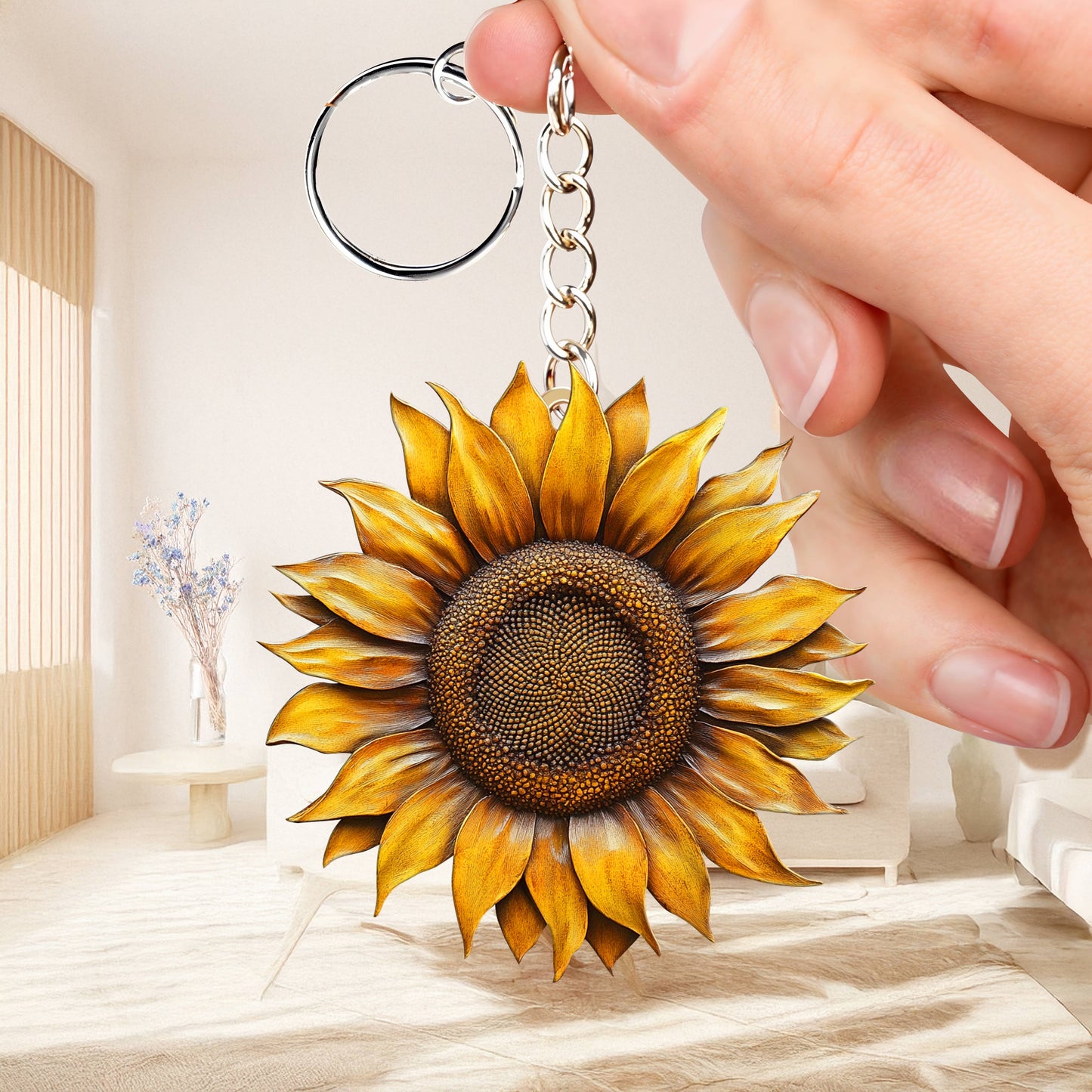 Lorva Keychain Strength Sunflower