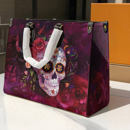 Lorva Leather Bag Gentle Sugar Skull