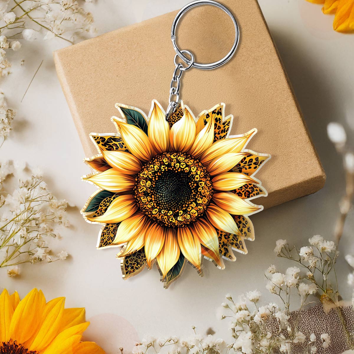 Lorva Keychain Gorgeous Sunflower