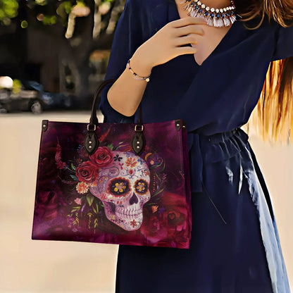 Lorva Leather Bag Gentle Sugar Skull