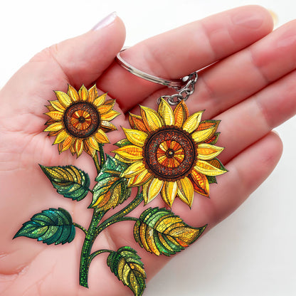 Lorva Keychain Sunflower Mama