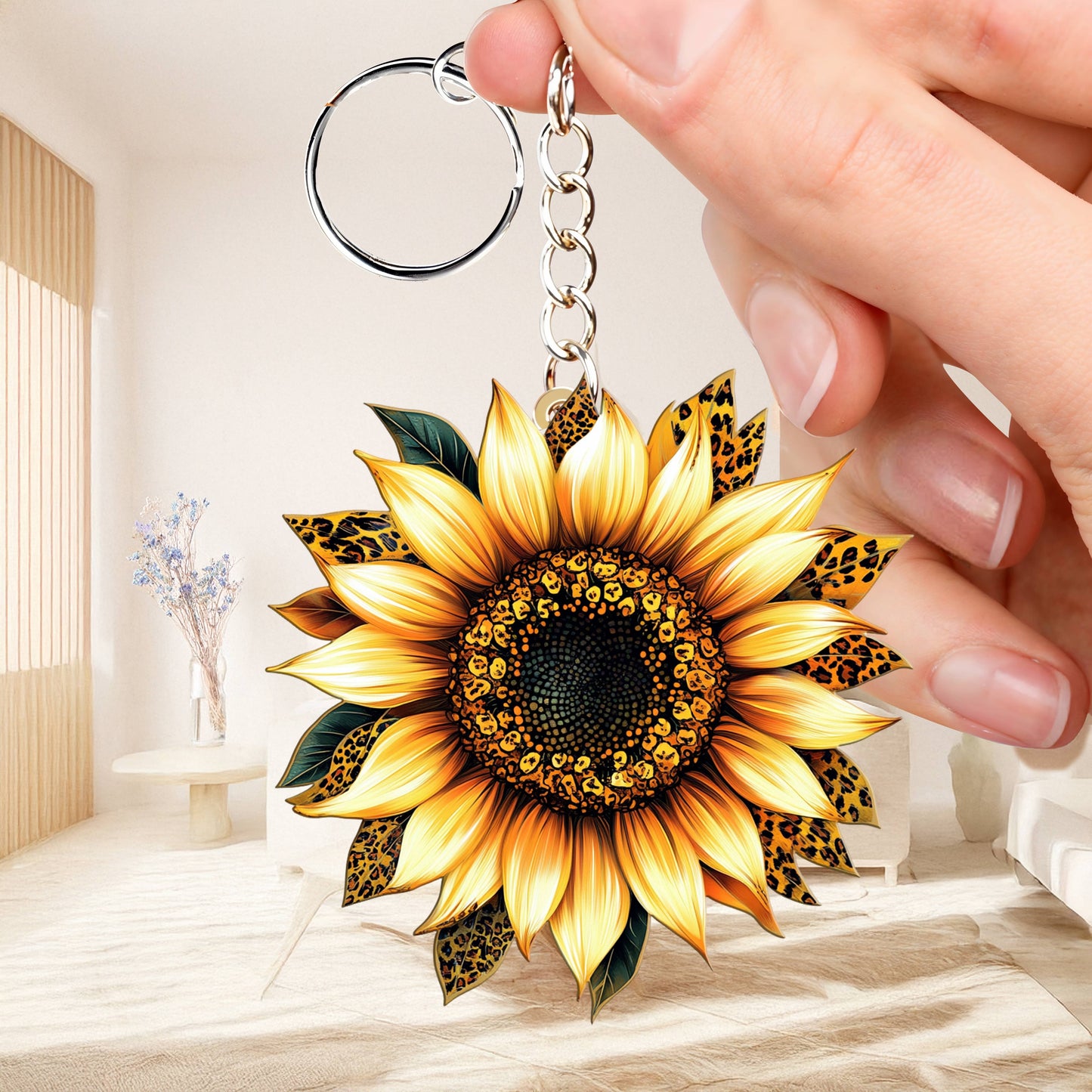 Lorva Keychain Gorgeous Sunflower
