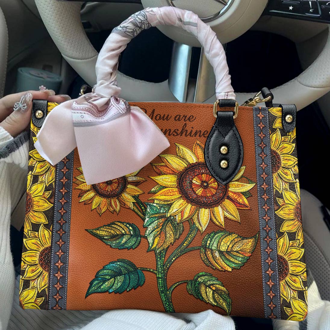Lorva Leather Bag Two Hearts