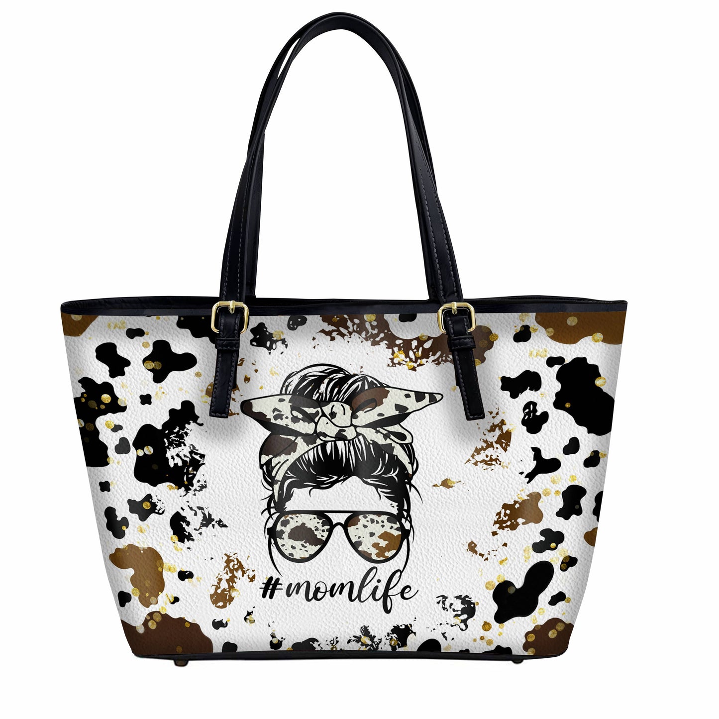 Lorva Cow Leather Tote Bag Momlife