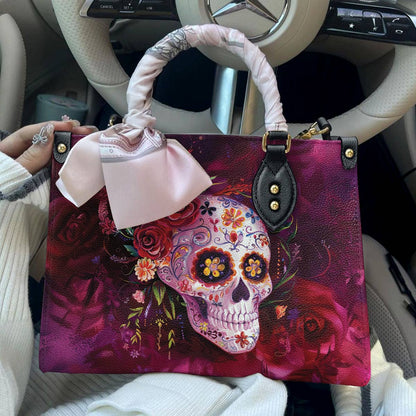 Lorva Leather Bag Gentle Sugar Skull