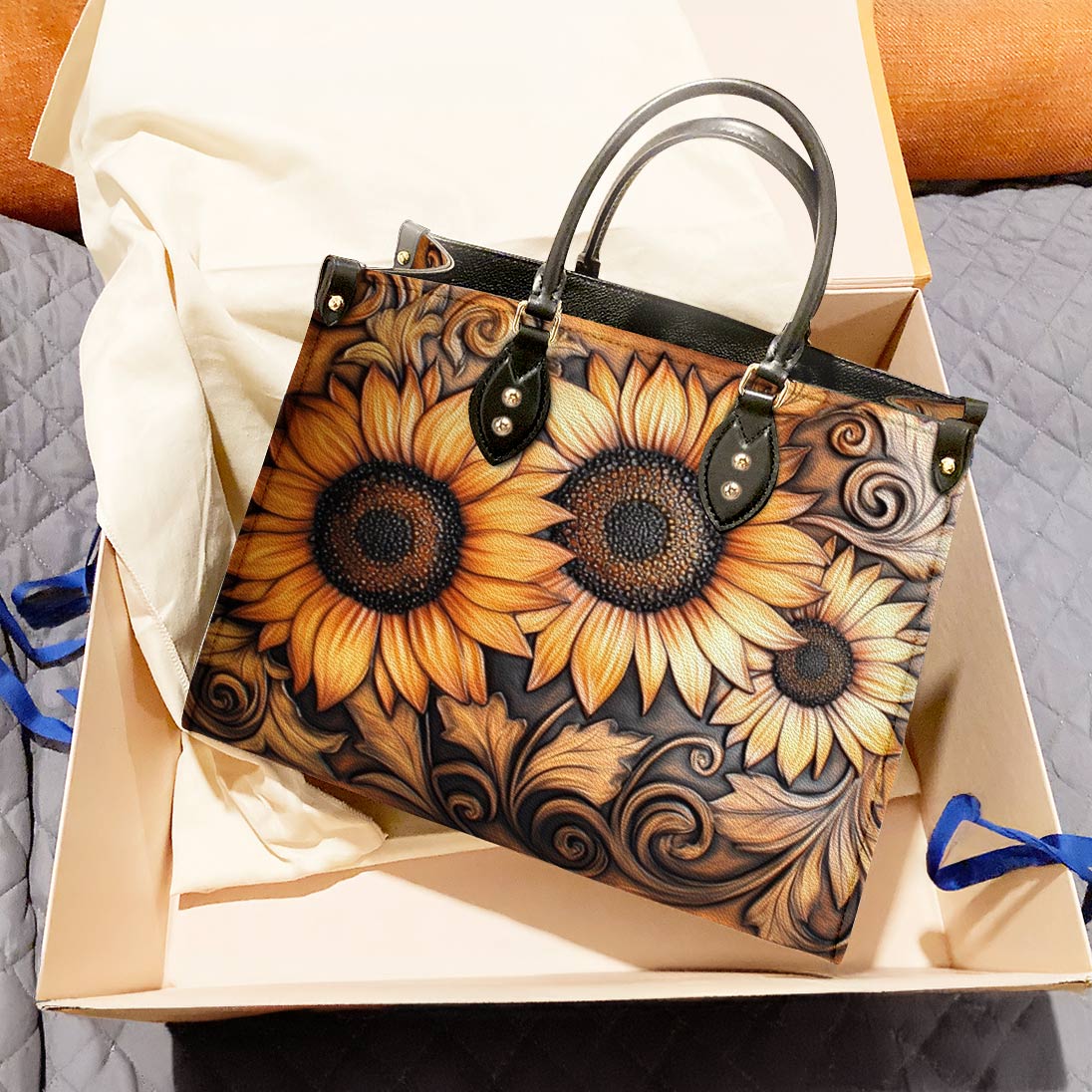 Lorva Leather Bag Golden Grace