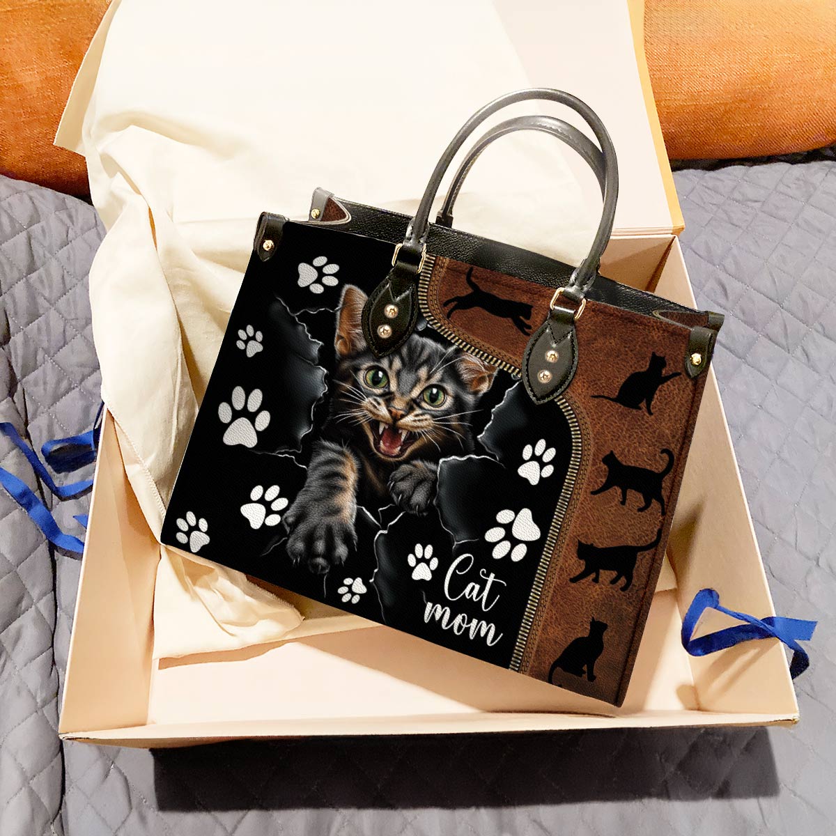 Lorva Leather Bag Catmom