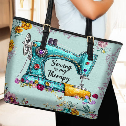 Lorva Sewing Leather Tote Bag TheraSew