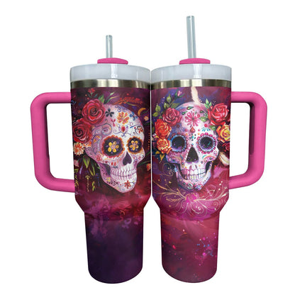 Lorva Tumbler Happy Gorgeous Sugar Skull