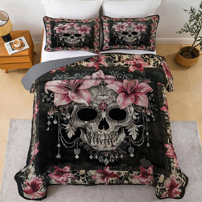 Lorva All Season Quilt 3-Piece Set Lily's Enchanted Bloom