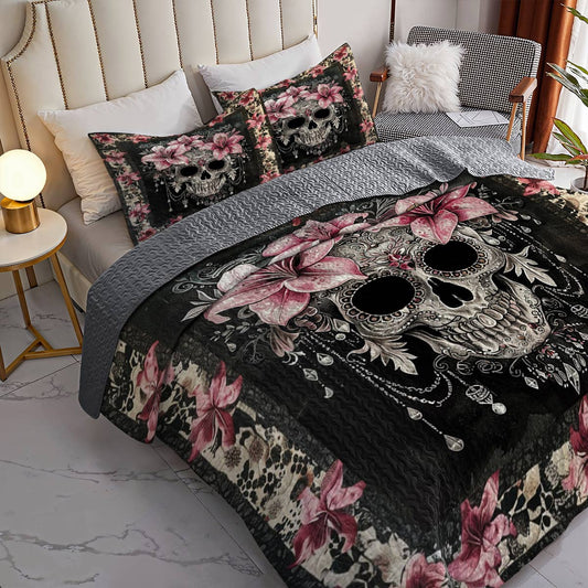 Lorva All Season Quilt 3-Piece Set Lily's Enchanted Bloom