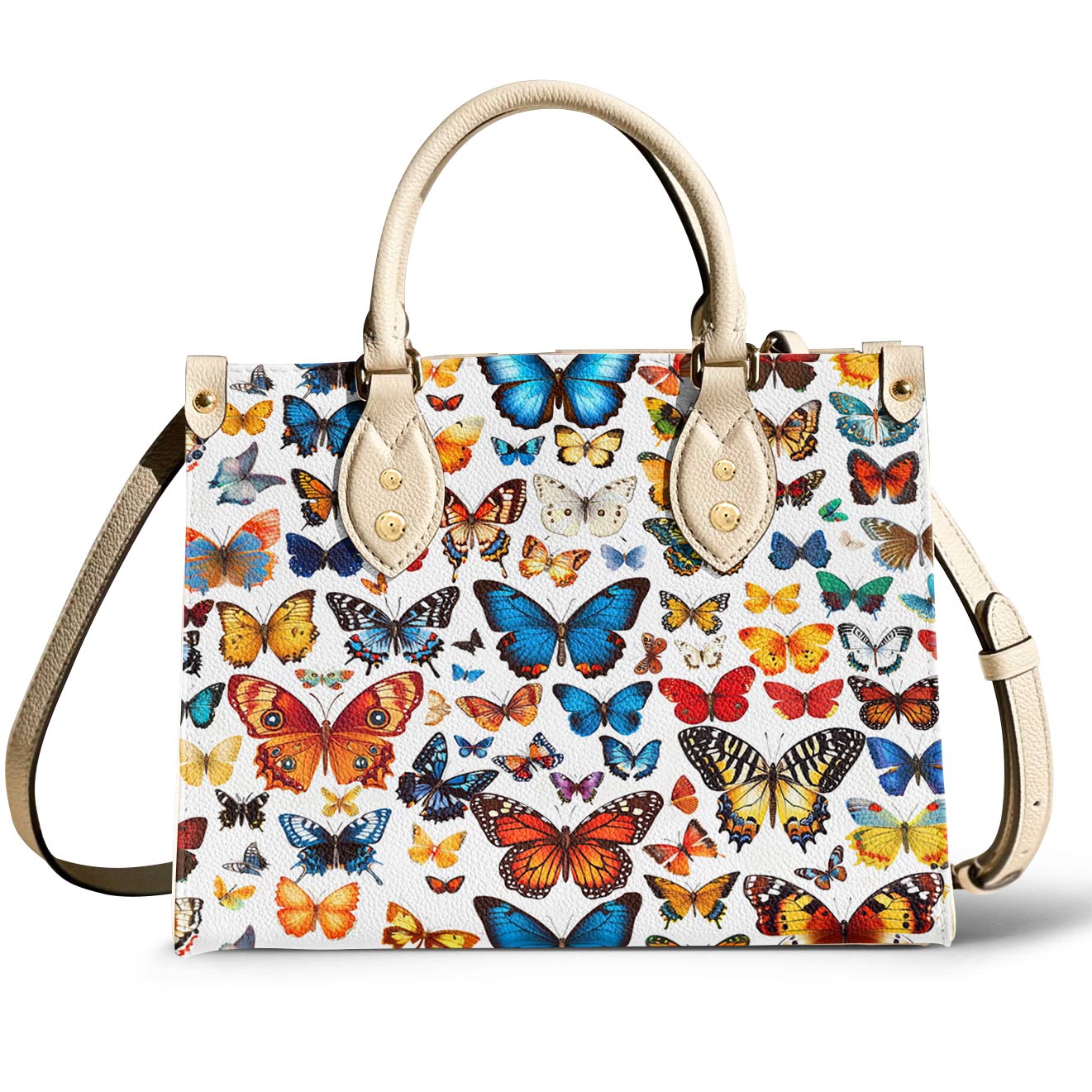 Lorva Leather Bag Butterfly Kaleidoscope