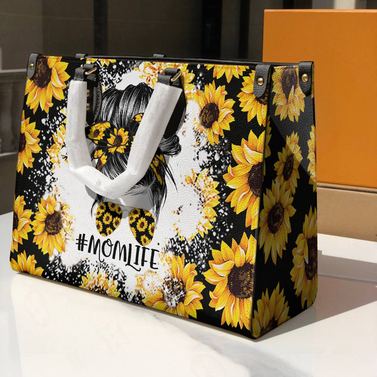 Lorva Momlife Sunflower Leather Bag