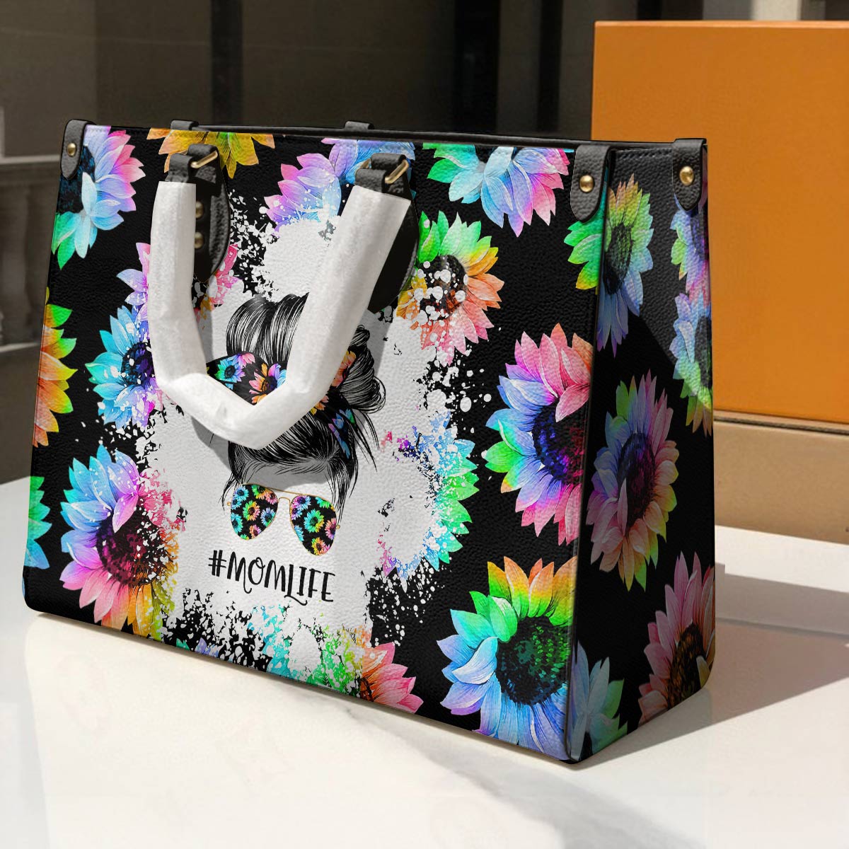 Lorva Leather Bag Gorgeous Sunflower Momlife