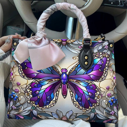 Lorva Leather Bag Mosaic Butterfly