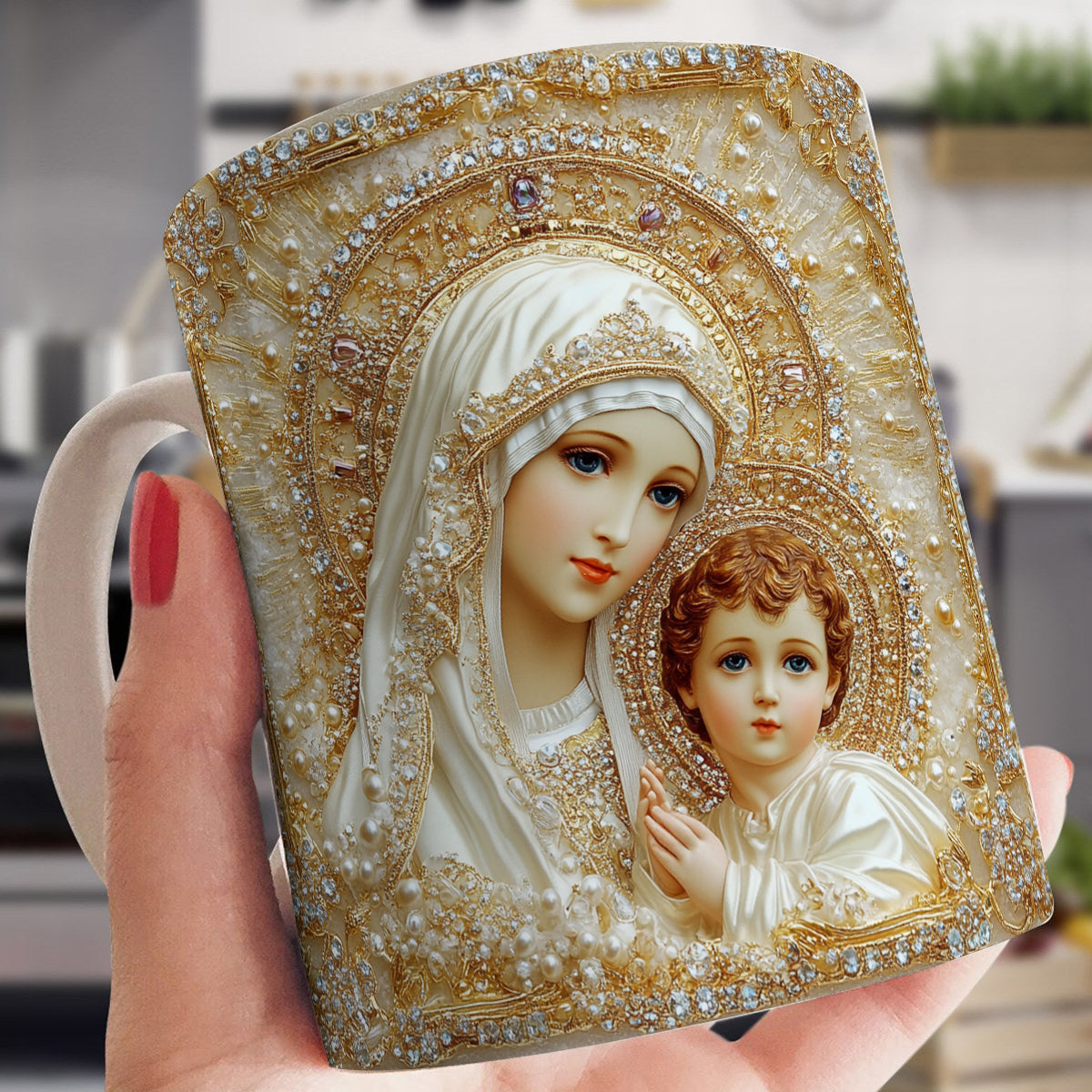 Lorva Mug Heavenly Grace In Radiant Splendor Ledertasche