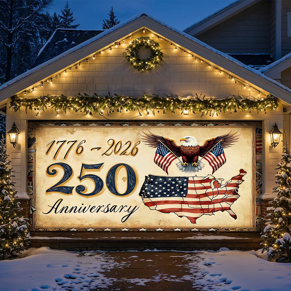 Lorva Garage Door Banner Decoration Majestic Origins