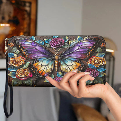 Lorva Butterfly Leather Wallet Gorgeous