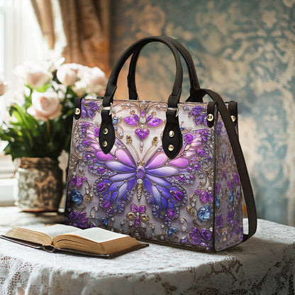 Lorva Leather Bag Charming Butterfly