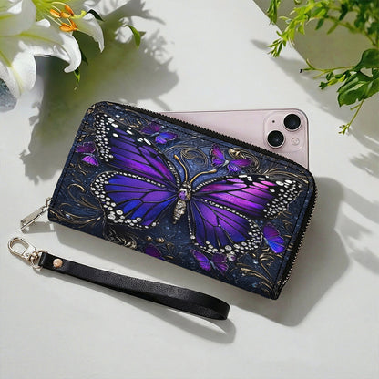 Lorva Butterfly Leather Wallet Hope Love
