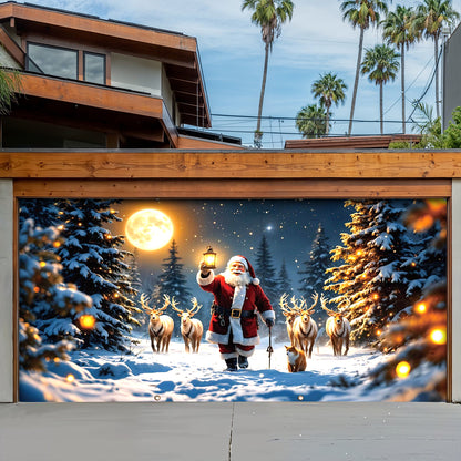 Lorva Christmas Garage Door Banner Decoration Christmas Delight